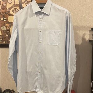 Hugo Boss Light Blue Casual Button Down Shirt